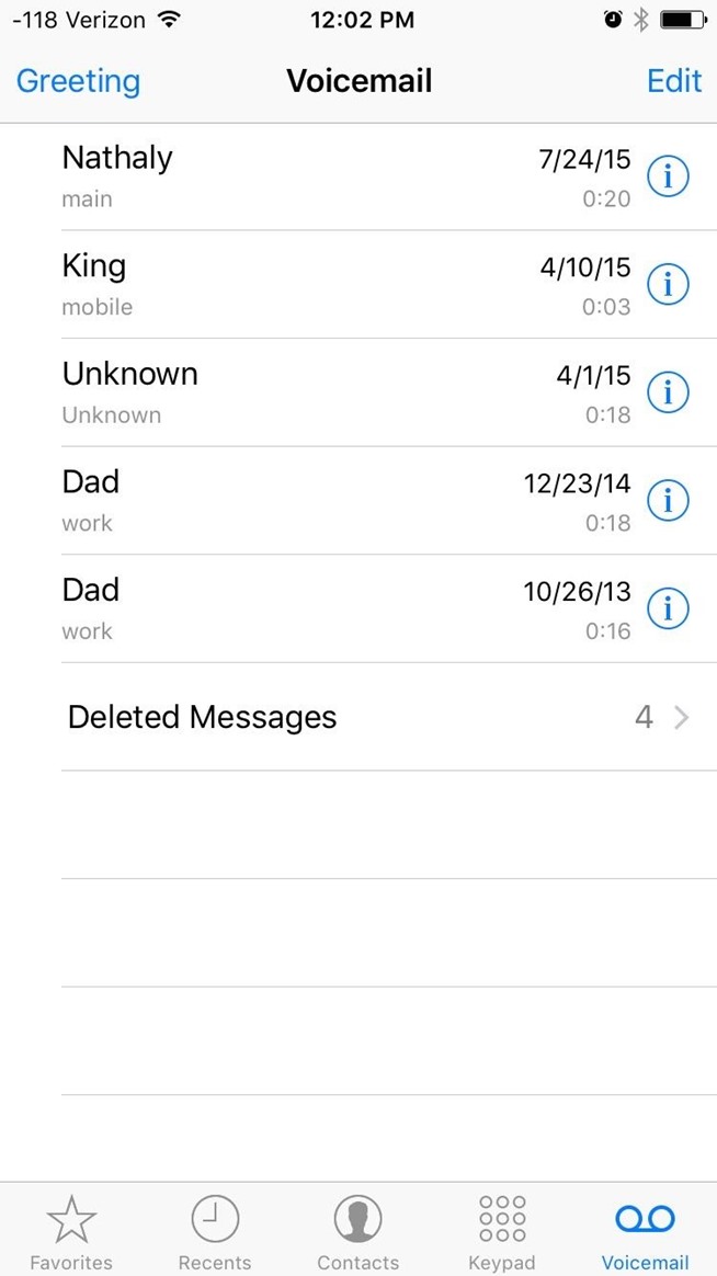 Saving voicemail ios9 | Mac Services ACT